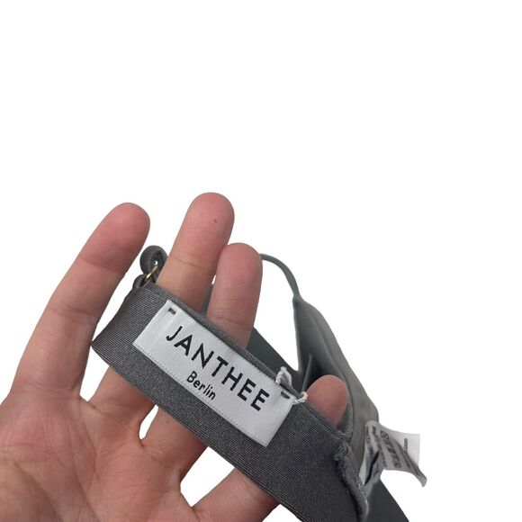 Janthee Berlin Bocas Tribe Grey Shimmer Bikini Top NWT Womens XL - Picture 6 of 6